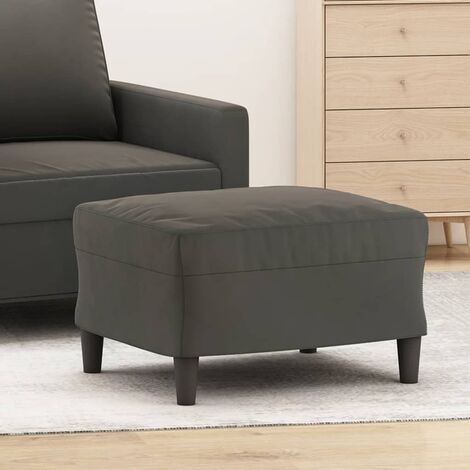 Repose-pied Tabouret pour Maison Salon Chambre Gris foncé 60x50x41 cm Velours -BV18997 (1/5)