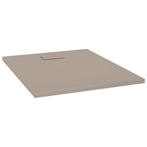 Receveur de Douche Antidérapant Moderne SMC Marron 100x80 cm -Q4570 (1/5)