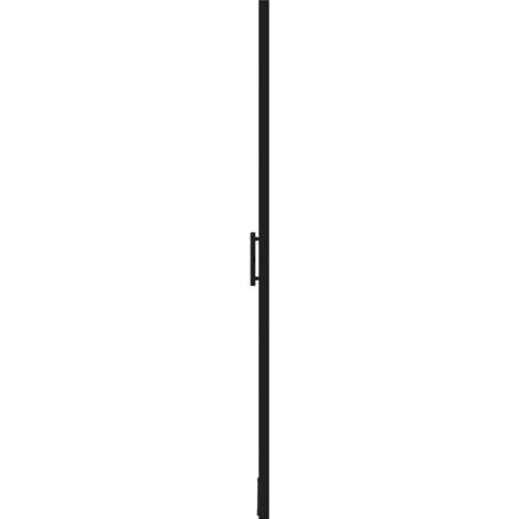 Porte de douche, Porte pour salle de bain, Verre de sécurité Verre trempé 91x195 cm Noir vidaXL