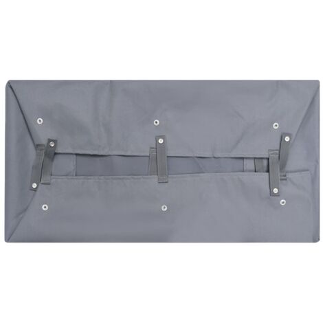 Bâche de chariot de jardin, Toile/Bâche de protection, Couverture de  chariot Gris foncé 81x41x21 cm