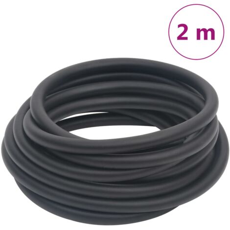Tuyau souple PVC noir - Renforcé - Diam: 10mm - Long: 10m