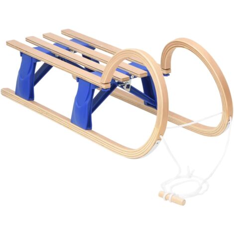Traîneau pliable 110 cm Contreplaqué vidaXL225409 (1/5)