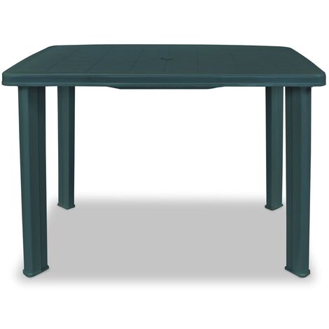 Table de jardin Table d'appoint, Table de Balcon, Vert 101 x 68 x 72 cm Plastique OIB2901E (1/5)