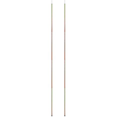 Mâts de parasol 2 pcs - Support parasol 200 cm Acier galvanisé BV800483 - BonneVie (1/5)