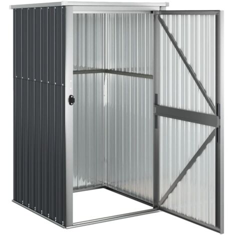 Abri à Outils En Acier Galvanisé 87 X 98 X 159 Cm – Rangement Jardin Robuste, Résistant Aux Intempéries - 8