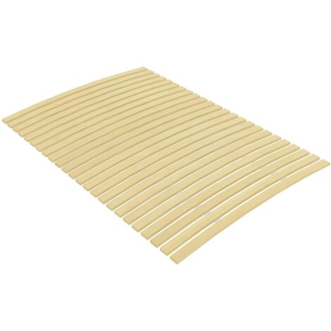 Sommier à lattes, Résistant et confortable, Cadre à lattes avec 24 lattes 120x200 cm OIB5759E (1/5)