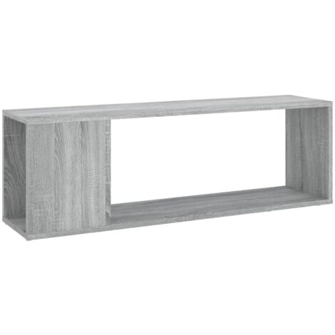 Meuble TV, Étagère TV, Meuble de Salon, Sonoma gris 100x24x32 cm Bois d'ingénierie OIB4830E (1/5)