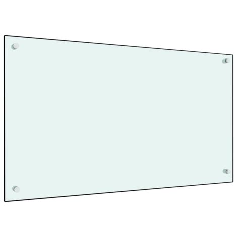 Soekavia – Dosseret de cuisine fond de hotte en verre trempé 90x50 cm – Protection anti-éclaboussures – Résistant à la chaleur et aux rayures - NSME3570 (1/4)