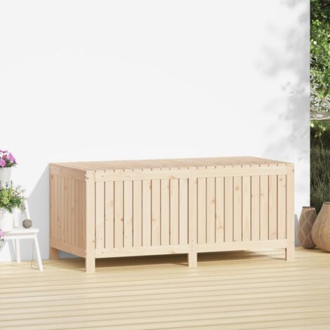 Coffre Banc En Bois Pin Massif 97x40x40cm DFL - Neuf - Rangement Déco