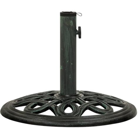 Pied de parasol Socle de parasol - Vert 40x40x32 cm Fonte BV183661 (1/5)
