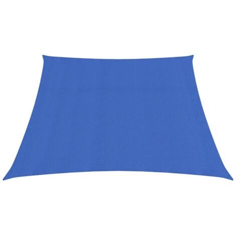 Voile d'ombrage Voile de parasol - 160 g/m² Bleu 3/4x2 m PEHD BV141619 - BonneVie (1/5)