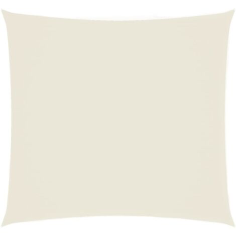 Voile d'ombrage Voile de parasol - Toile d'ombrage Tissu Oxford carré 7x7 m Crème BV287344 - BonneVie (1/5)