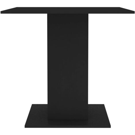 Table à manger Scandinave - Table de salle à manger Noir 80 x 80 x 75 cm Aggloméré BV980291 - BonneVie