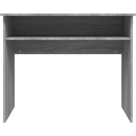 Bureau informatique Table de bureau - Sonoma gris 90x50x74 cm Bois d'ingénierie BV794822 - BonneVie