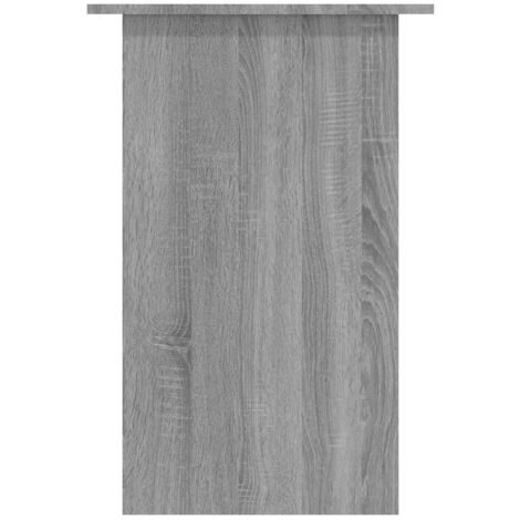 Bureau informatique Table de bureau - Sonoma gris 90x50x74 cm Bois d'ingénierie BV794822 - BonneVie