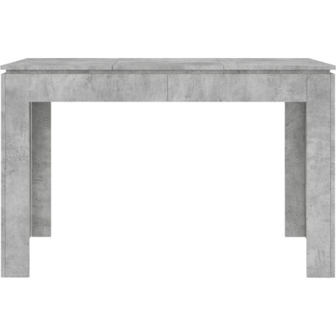 Table à manger Scandinave - Table de salle à manger Gris béton 120 x 60 x 76 cm Aggloméré BV368518 - BonneVie