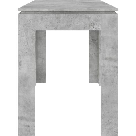 Table à manger Scandinave - Table de salle à manger Gris béton 120 x 60 x 76 cm Aggloméré BV368518 - BonneVie