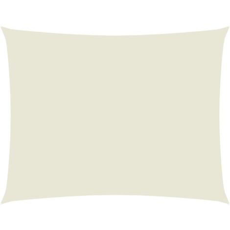 Voile d'ombrage Voile de parasol - Toile d'ombrage Tissu Oxford rectangulaire 3,5x4,5 m Crème BV403982 - BonneVie (1/5)