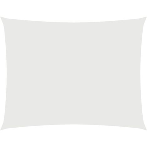 Voile d'ombrage Voile de parasol - Toile d'ombrage Tissu Oxford rectangulaire 4x6 m Blanc BV649382 - BonneVie (1/5)