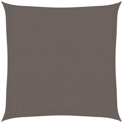 Voile d'Ombrage,Toile d'ombrage,Voile de parasol 160 g/m² Anthracite 2,5x2,5 m PEHD CFW10964 (1/5)