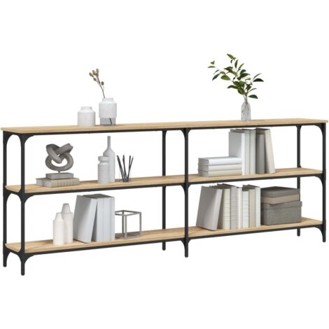 Table console chêne sonoma 72,5x25x75 cm bois d'ingénierie - Table Table console chêne sonoma 72,5x25x75 cm bois d'ingénierie - Table