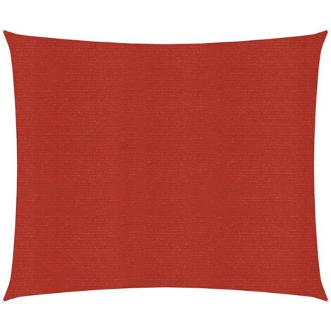 Voile d'Ombrage,Toile d'ombrage,Voile de parasol 160 g/m² Rouge 2,5x3 m PEHD CFW71446 (1/5)