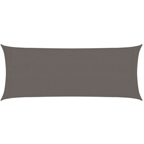 Voile d'Ombrage,Toile d'ombrage,Voile de parasol 160 g/m² Anthracite 2x4,5 m PEHD CFW54906 (1/5)