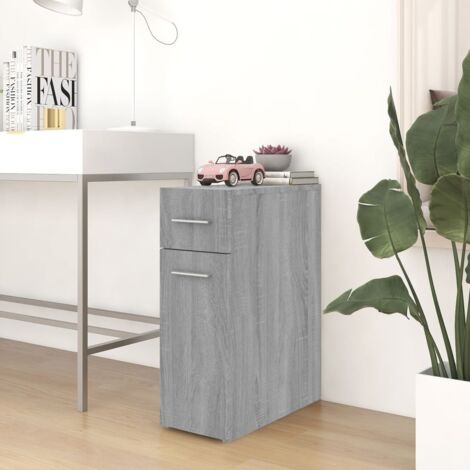 Armoire de rangement,Armoire apothicaire Sonoma gris 20x45,5x60 cm Bois d'ingénierie CFW26762 (1/5)