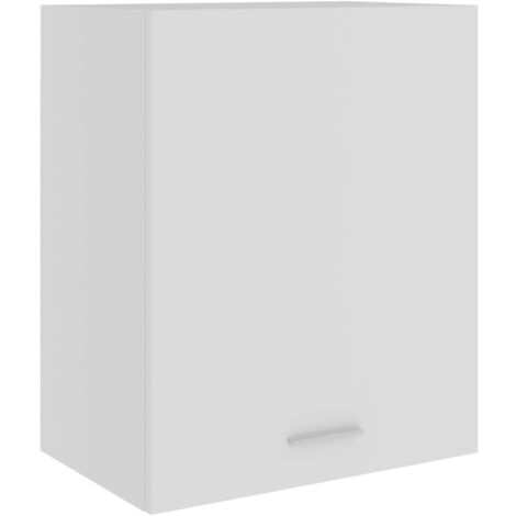 Armoire de rangement,Armoire suspendu blanc 50x31x60 cm bois d’ingénierie CFW50152 (1/5)
