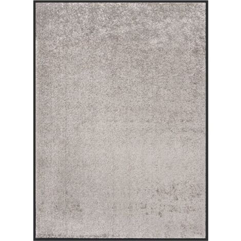 Paillasson，Tapis d'entrée，Tapis de Porte Intérieur et Extérieur Gris 60x80 cm CFW98645 (1/5)