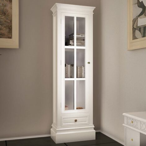 Meuble de Bibliothèque,Armoire de livres,Meuble de Rangement avec 3 étagères Blanc Bois CFW91903 (1/5)