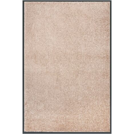 Paillasson,Tapis d'entrée,Tapis de Porte Intérieur et Extérieur Beige 80x120 cm CFW11460 (1/5)