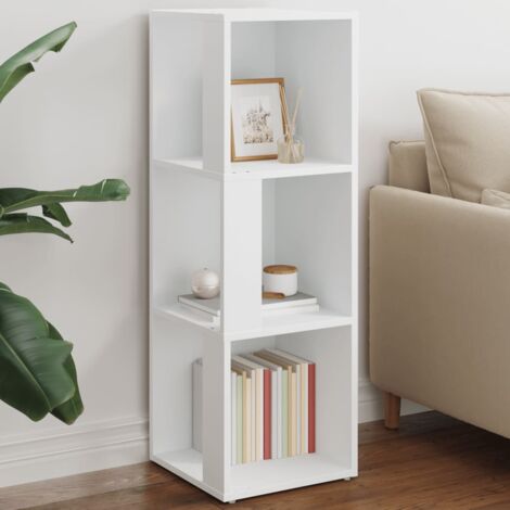 Armoire de rangement，Armoire d'angle Blanc 33x33x100 cm Bois d'ingénierie CFW39699