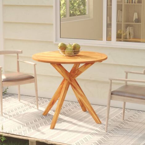 Table d'extérieur，Table de jardin 85x85x75 cm Bois d'acacia solide CFW27257