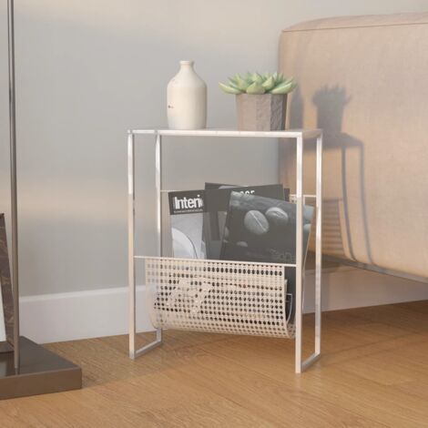 Porte-revue Argenté 35x15x45 cm Acier CFW66756