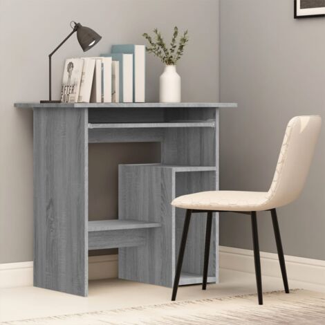 Bureau,Table de travail,Table d'étude Sonoma gris 80x45x74 cm Bois d'ingénierie CFW92068 (1/5)