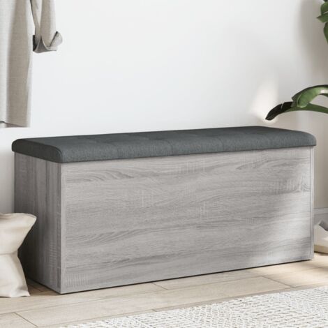 Banc de rangement,meuble de rangement sonoma gris 102x42x45 cm bois d'ingénierie CFW15760 (1/5)