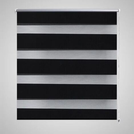 Store enrouleur tamisant 60 x 120 cm noir CFW40210 (1/5)