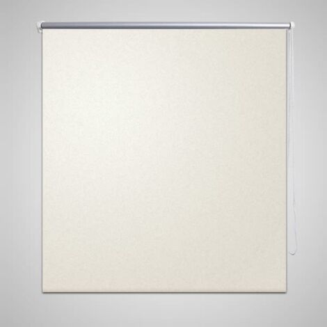 Store enrouleur occultant 100 x 230 cm crème CFW88881 (1/4)