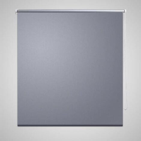 Store enrouleur occultant 140 x 175 cm gris CFW67200 (1/4)