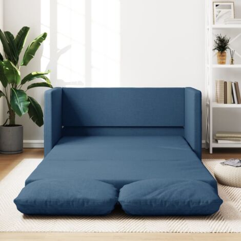 Canapé-lit,Canapé convertible 2 en 1 bleu 112x174x55 cm tissu CFW53368 (1/5)