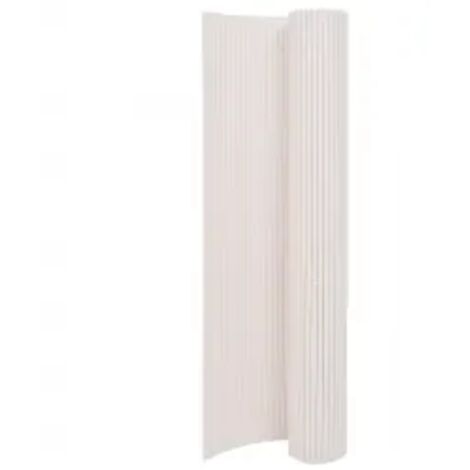 Clôture de jardin double face 110x400 cm Blanc CFW38082 (1/5)