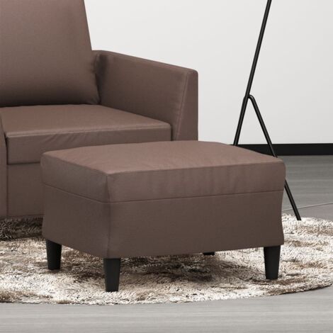 Repose-pied,Pouf,Tabouret basse, Marron 60x50x41 cm Similicuir CFW94752 (1/5)