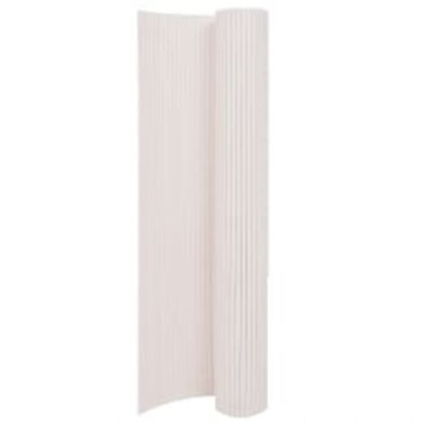 Clôture de jardin double face 90x400 cm Blanc CFW78053 (1/5)