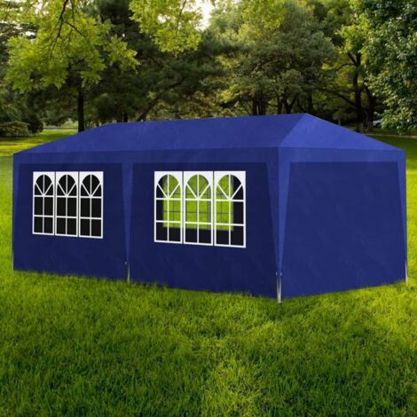 Tente de réception,Barnum 3 x 6 m Bleu CFW60476 (1/5)