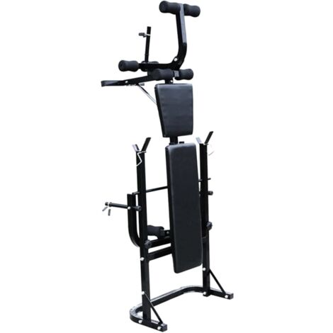 K-Sport: Support d'haltères massif avec banc d'entraînement multifonction I Support d'haltères professionnel réglable sur plusieurs niveaux I Banc de musculation professionnel réglable I Charge K-Sport: Support d'haltères massif avec banc d'entraînement multifonction I Support d'haltères professionnel réglable sur plusieurs niveaux I Banc de musculation professionnel réglable I Charge