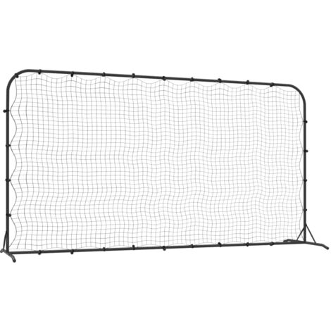 Filet De Rebond Football JASCOPRO - 120x120 Cm, 18 Angles Réglables, Cadre Acier, Pour Entraînement Tir/passe