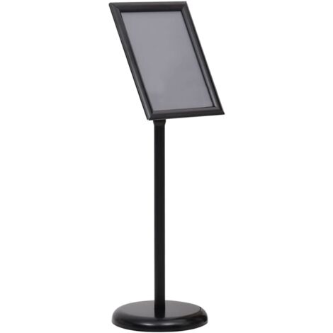 Support d'affiche A4 sur pied Noir Alliage d'aluminium CFW66211 (1/5)
