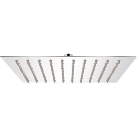Tête de douche plongeante carrée en acier inoxydable 20x20 cm CFW44168 (1/5)