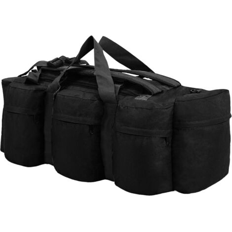 Sac de Sport en Style Militaire 3-en-1 85 L Camouflage Sac de Camping vidaXL